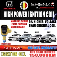 Shenzo Ignition Plug Coil 30520-R1A-A01 MADE IN BELGIUM HONDA HRV CIVIC FB TR0 1.8 CRV T0A 2.0 ACCOR