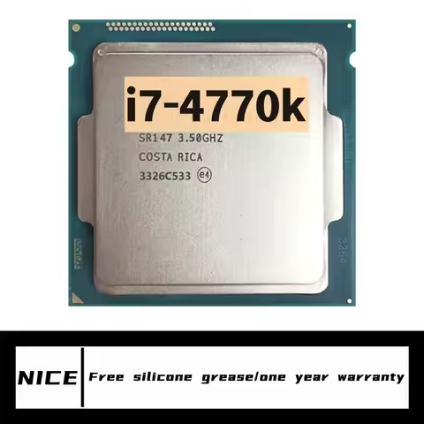 Core i7-4770K i7 4770K i7 4770 K 3.5 GHz Quad-Core Eight-Thread CPU Processor 84W LGA 1150