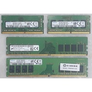 RAM DDR4 4GB/8GB/16GB for Desktop/Laptop ( Used Gaming RAM also available - Tridenz Z/T Force Delta)