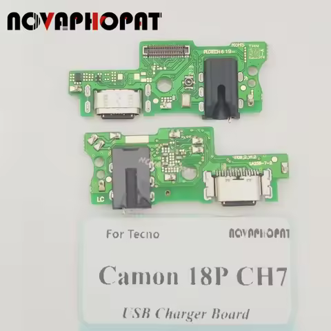 For Tecno Camon 18P CH7 CH7n USB Dock Charger Port Plug Headphone Audio Jack Microphone Charging Boa