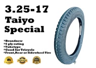 325-17 (3.25-17) TAIYO SPECIAL 6 PLY TUBETYPE LEO TIRE BRANDNEW