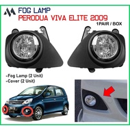 Perodua Viva Elite 2009 Clear Sport Light / Fog Lamp / Bumper Lamp / Lampu Bumper Kereta Car / Fog L