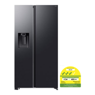 (Bulky) SAMSUNG RS70F65K3FSS SIDE BY SIDE FRIDGE(635L)(Energy Efficiency Class 3)