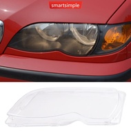 SMARTSIMPLE Car Headlight Light Clear Lens Covers Headlight Lamp Cover for BMW 3 Series E46 318i 320