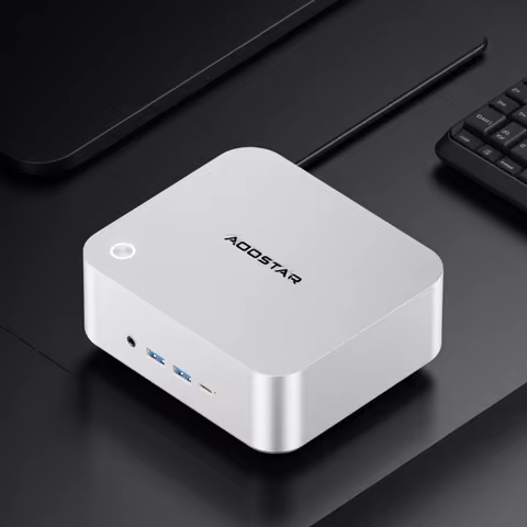 AOOSTAR MACO Mini PC AMD Ryzen 7 H255 Mini PC Windows 11 WiFi 6 USB4 Gaming PC DDR5 5600MHz Support 