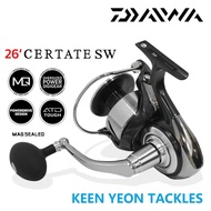 26' / 24' / 22' DAIWA CERTATE SW / CERTATE SW G SPINNING FISHING REEL