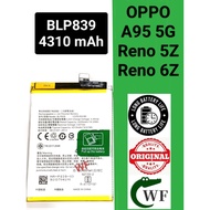 BLP839 Battery Quality For OPPO A95 5G PELM00/RENO 5Z CPH2211/ RENO 6Z CPH2237 (4310mAh)