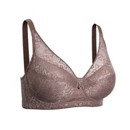 30 Degrees Queen Size Wired Soft Thin Padded Lace Bra - Cup D
