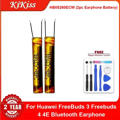 HB05260ECW (2pc) Earphone Battery For Huawei FreeBuds 3 Freebuds 4 4E Bluetooth Earphone High Quanli