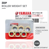 2DP NMAX ROLLER SET ALL NEW NMAX/ LEXI ROLLER/ YAMAHA AEROX 155 STANDARD ROLLER/ NMAX OLD CVT ROLLER