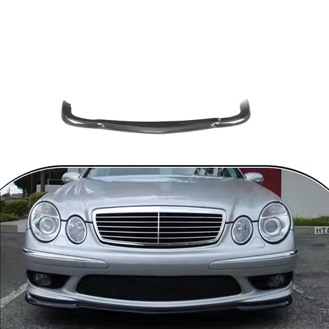 Product Customization E63 W211 CA Style Carbon Fiber Front Lip Spoiler forMercedesBenz E-CLASS (W211