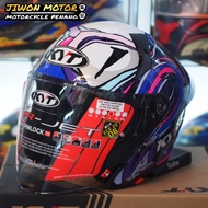 KYT DOUBLE VISOR HELMET🇮🇩 TTR JET BASTIANINI 2022 REPLICA