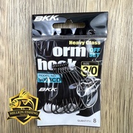 【BKK 𝗪𝗢𝗥𝗠 𝗛𝗢𝗢𝗞】Heavy Class weedless hook ORIGINAL BKK HOOK Soft Plastic casting Matakail mancing Ika