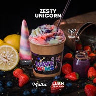 Molto x Lush Zesty Unicorn (ไอศกรีมซอร์เบท์ผลไม้ 1 ถ้วย 16 oz.) - Molto premium Gelato
