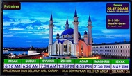 Versi Terbaru 2024 - Jam Solat TV HD Jam Azan Jam Takwim Jam Waktu Solat Untuk Masjid Surau Pejabat 