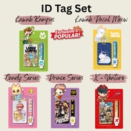 Comic Retractable ID Badge Holder with Lanyard Comic Character Set - X-Venture / Lawak Kampus / Siri