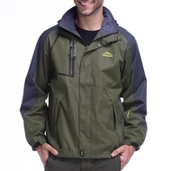 Plus Size 6xl 7xl 8xl 9xl Men`s Jacket Spring Autumn Hoodie Waterproof Windproof Jacket Coat Outwear