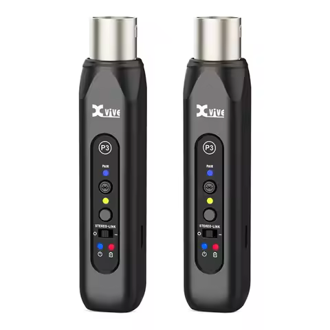 XVIVE Reliable P3D Wireless XLR Bluetooth Receiver For Mixers And Active PA, DJ Sound Systems