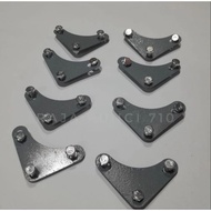 SIKU Angle Plate with Holes + Bolts Angle Shelf Support Plate/ Shelf Angle Plate/