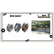 [ 2 " ] Auto Gate Roller Wheel/Gate Bearing/Sliding Gate Roller/Roda Pagar Besi/Gate Roller Bearing/Roller With Bracket