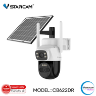 กล้องวงจรปิด Vstarcam รุ่น CB622DR กล้องโซล่าเซลล์ WIFI 2เลนส์ 2 มุมมอง มีแบตในตัว 6000mAh By.Vstarc