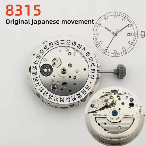 Fully Automatic Movement Japan 8315 Watch Movement 60-Hour Power Reserve Watch Accessories