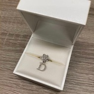 Dior 小花字母戒指 美規戒圍5號