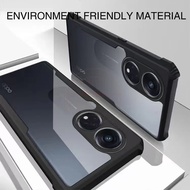 Soft Edge Case Clear Back Hard Oppo A98 5G Shockproof PC+TPU A98 Phone