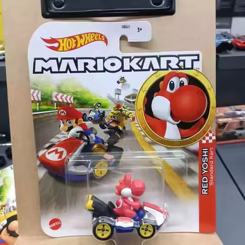 Genuine In Stock Hot Wheels Gbg25 Super Mario Bros. Movie Mariokart Car 1/64 Die Casting Car Model T