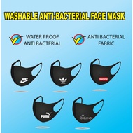 ADIDAS / SUPREME / NIKE / PUMA / JOHN D BLEND Washable Anti Microbial Facemask