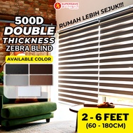 SUPERSAVE 500D Zebra Blind Curtain Blinder Bidai Tingkap Zebra Curtain Blind Curtain Window Blind Tingkap Bidai Zebra