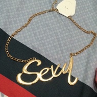 Sexy statement chain chocker necklace