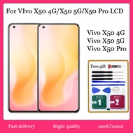Original AMOLED For Vivo X50 4G 5G X50 Pro LCD Display Touch Screen Replacement