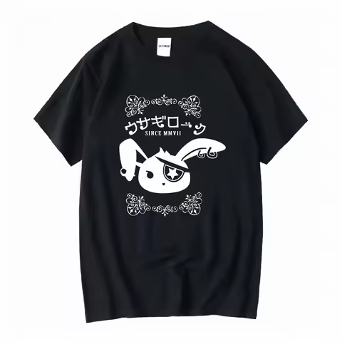 Punk Bunny T Shirt Pastel Goth RabbiT Gothic Jrock Yami Kawaii Visual Kei Scene Emo Long or Short Sl