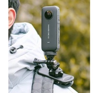 Butterfly Backpack Clip Shoulder Strap Fixed Chest Bracket 360 Degree Rotation Suitable For insta360 one x/x2 Camera GoPro9/ACTION