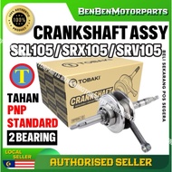 YAMAHA SRL105 / SRX105 / SRV105 CRANKSHAFT ASSY WITH BEARING STANDARD 100% ORIGINAL SRL105 GRANSHAFT