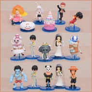 HJ4 5/6pcs One Piece Action Figure Gift For Kids Luffy Boa Hancock Ace Panda Man BIG MOM Carrot Sulo