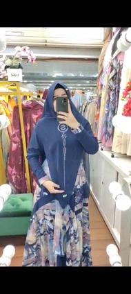 BISA COD || ALISHA MUSLIM FASHION SALE GAMIS SYARI SET KHIMAR BY ARSYAKAYLA SYAFEERA FAZZA