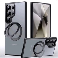 MAGSAFE CASE FROSTED 360 KICKSTAND Ring STAND COVER FOR SAMSUNG S26 ULTRA, S25 ULTRA, S24 ULTRA, S23