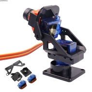JUNMPER2R 1Sets Steering Gear Pan Tilt, Ultrasonic Aerial Model Rc Plane Parts Two Axis PTZ, SG90 MG