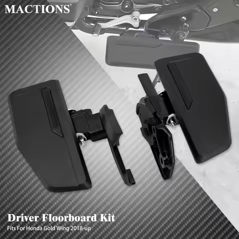 Motorcycle Driver Foot Pegs Floorboard Rider Front Foot Rest Control Kit For Honda Gold Wing GL1800 
