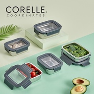 Corelle Airtight Stainless Steel Food Storage Container 5p Dishwasher Safe