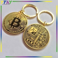 GANTUNGAN Bitcoin Coin Golden BitcoinKeychain Bitcoin KeychainKeychain Keychain