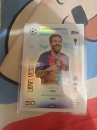 Topps Cup Champion Lionel Messi 球員卡