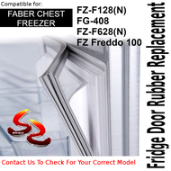 FABER CHEST FREEZER Refrigerator Fridge Door Seal Gasket Rubber Replacement FZ-F128(N) FG-408 FZ-F62