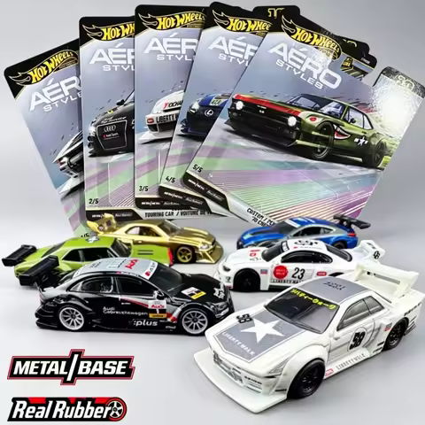 2026 New Hot Wheels Car Culture FPY86 Aero Styles Premium Diecast Cars Set Audi A4 DTM Lexus RC F GT