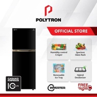 KULKAS POLYTRON PRM431X INVERTER 300LITER 2 PINTU GARANSI RESMI