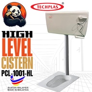 🐼 [LOCAL]【PCL-1001-HL】TECHPLAS™ ✦9L  High Level Plastic Cistern Toilet / Pam Tandas Kotak Jamban Can