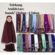 READY STOCK TELAKUNG ARAFAH BUDAK..2 HINGGA 5 TAHUN..TELEKUNG MURAH..TELEKUNG VIETNAM .NAK PILIH COLOUR IKUT COLOUR CHART.1 HINGGA 34 COLOURS..SEKALI DGN NAMA..