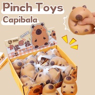 MKBK Capybara Doll Stress ball Pinch Fun Cute Squeeze Stress Relief Toy Finger Press Squeeze Fidget 